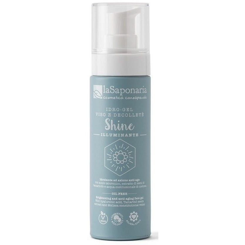 La Saponaria Idro-Gel Viso-DecolletÈ Shine Illuminante/Idratante/Anti-Age 50ml