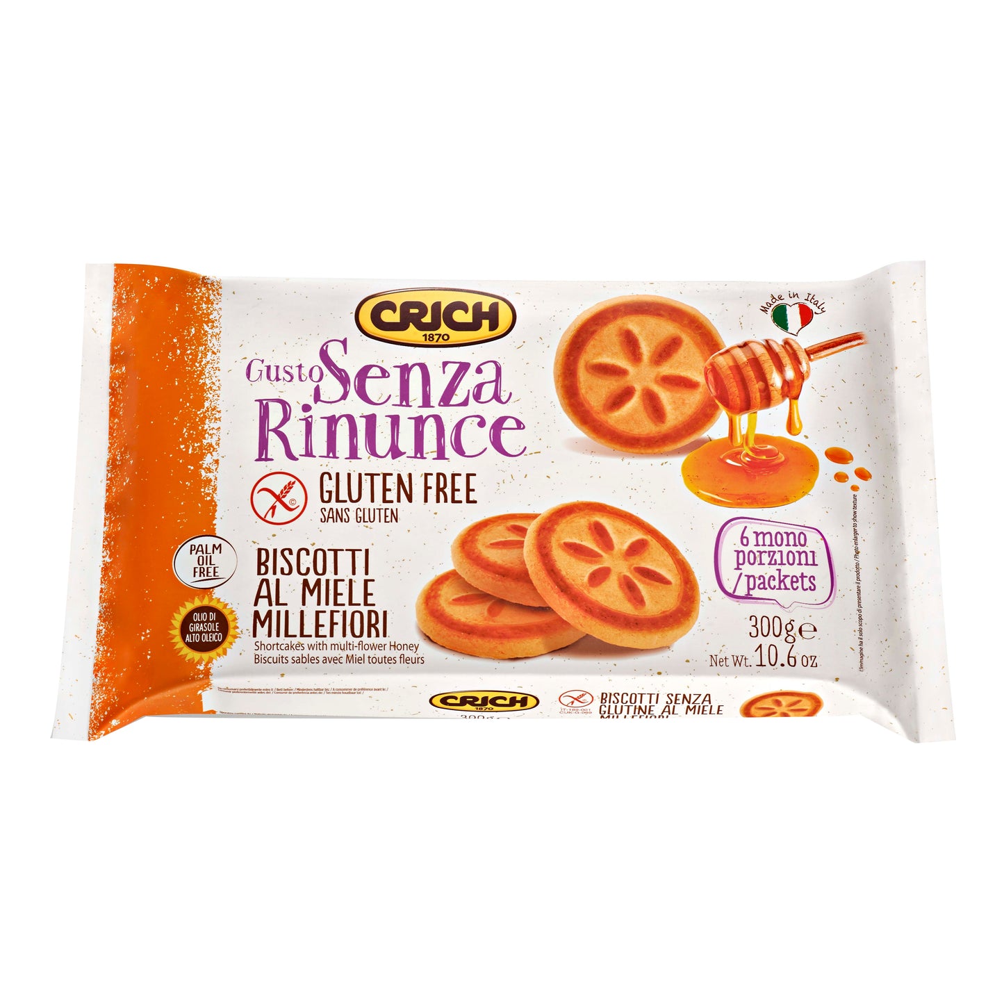 CRICH Biscotti al Miele Millefiori 300g