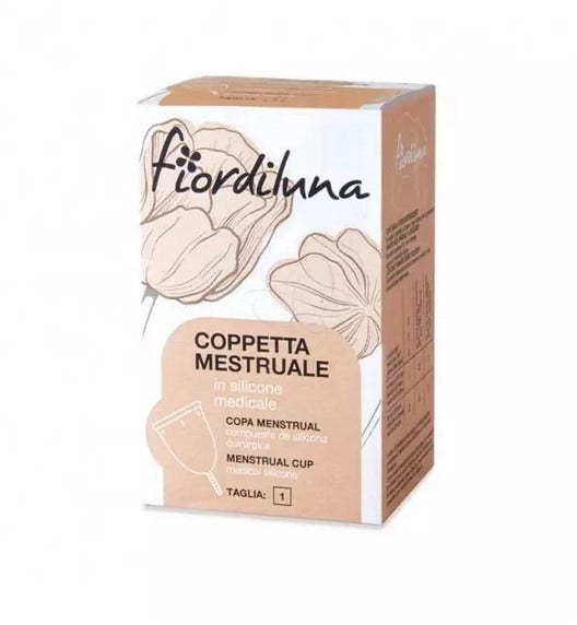 Fiordiluna Coppetta Mestruale Silicone Taglia 1