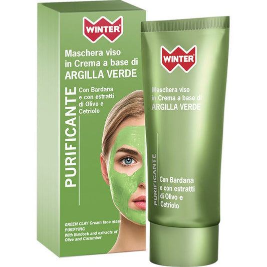 Winter Maschera Viso In Crema Purificante Argilla Verde 50ml