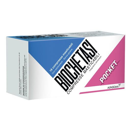 BIOCHETASI POCKET 18 COMRESSE MASTICABILI