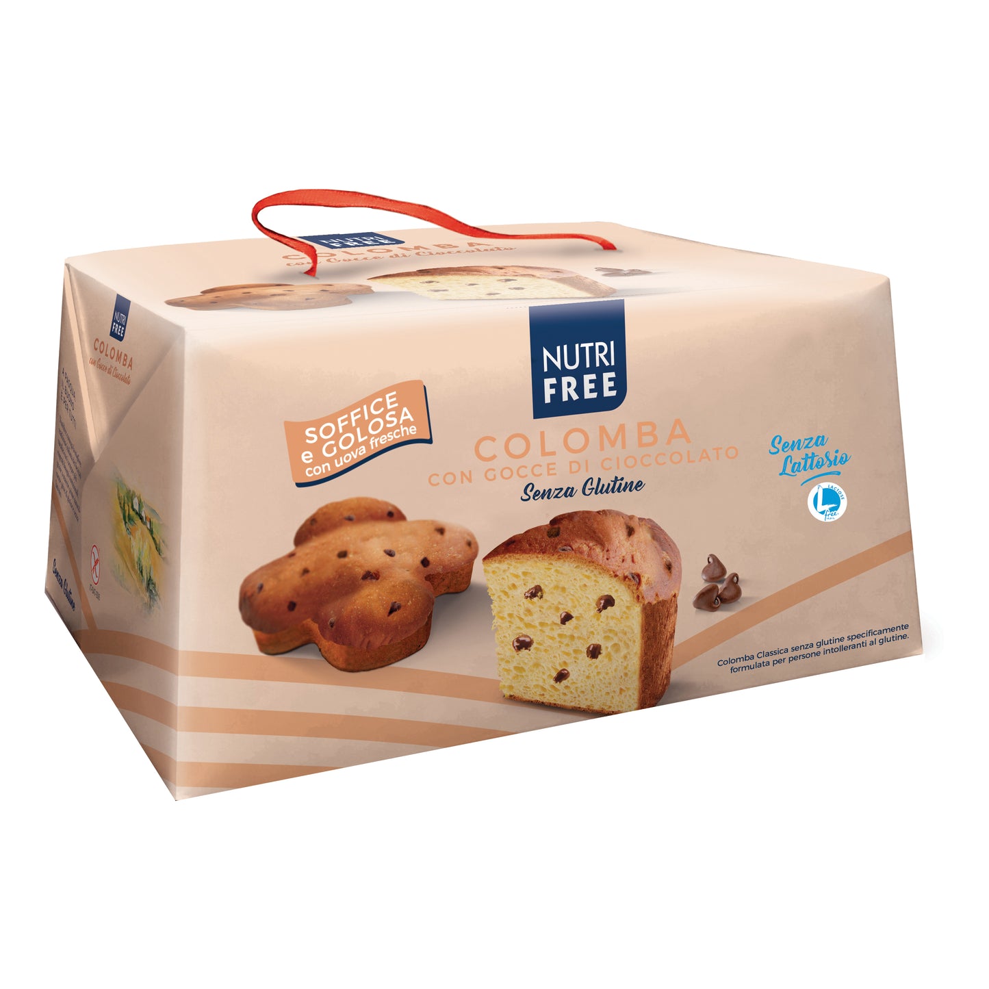 NUTRIFREE Colomba con Gocce di Cioccolato 550g