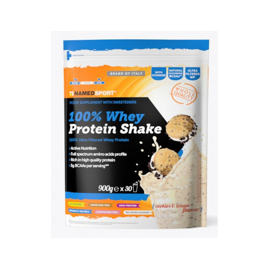 100% WHEY PROTEIN SHAKE COOKIES & CREAM