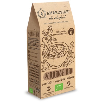 Ambrosiae Porridge Bio Nocciole Mandorla Attivate 250g
