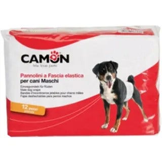 Camon Pannolini A Fascia Cani Maschi Misura 2