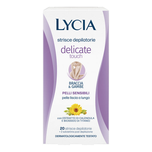 LYCIA DELICATE TOUCH 20 STRISCE DEPILATORIE BRACCIA E GAMBE
