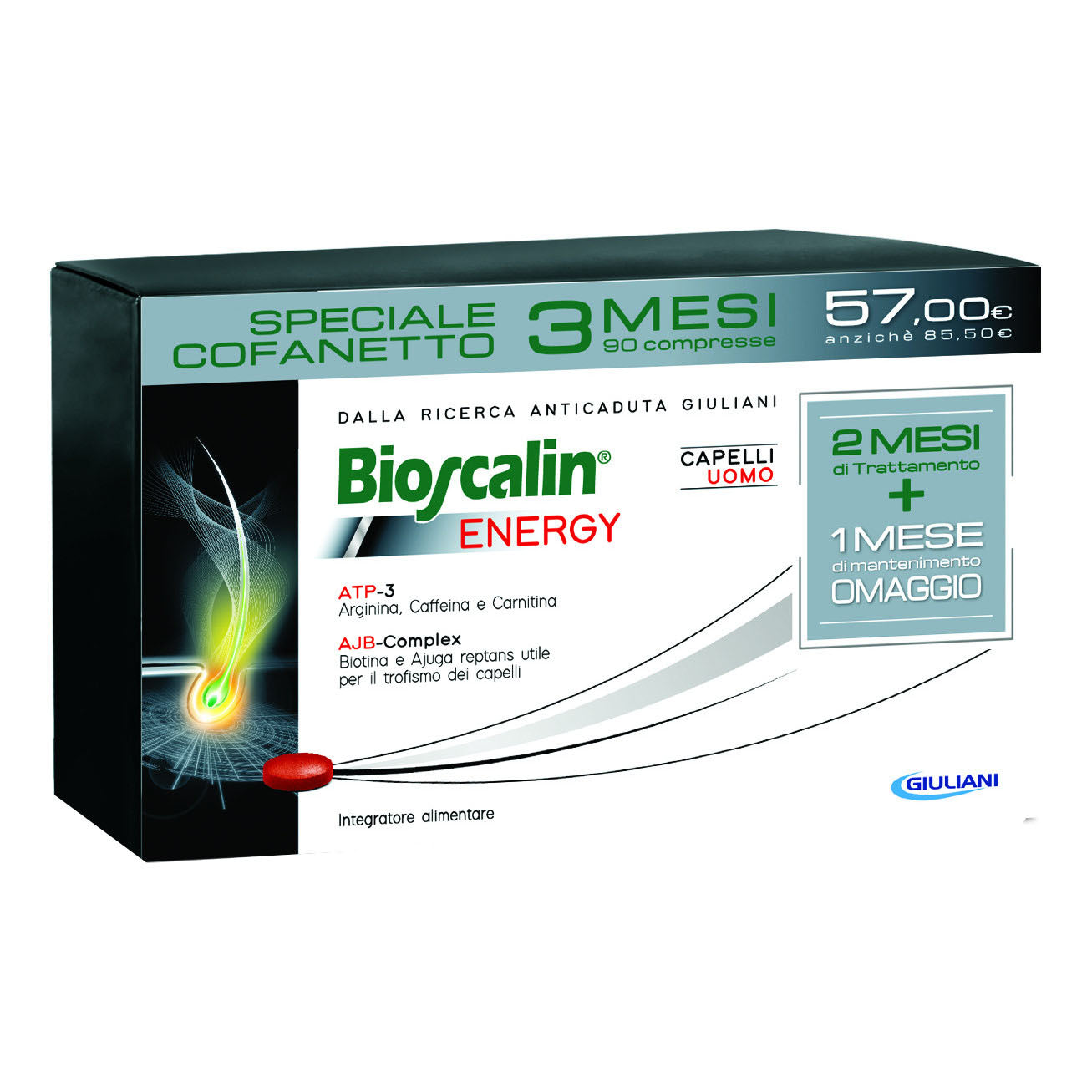 BIOSCALIN Energy Uomo 90 Cpr PS