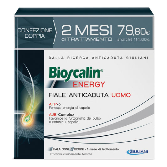 BIOSCALIN ENERGY UOMO DOPPIA AZIONE 20 FIALE
