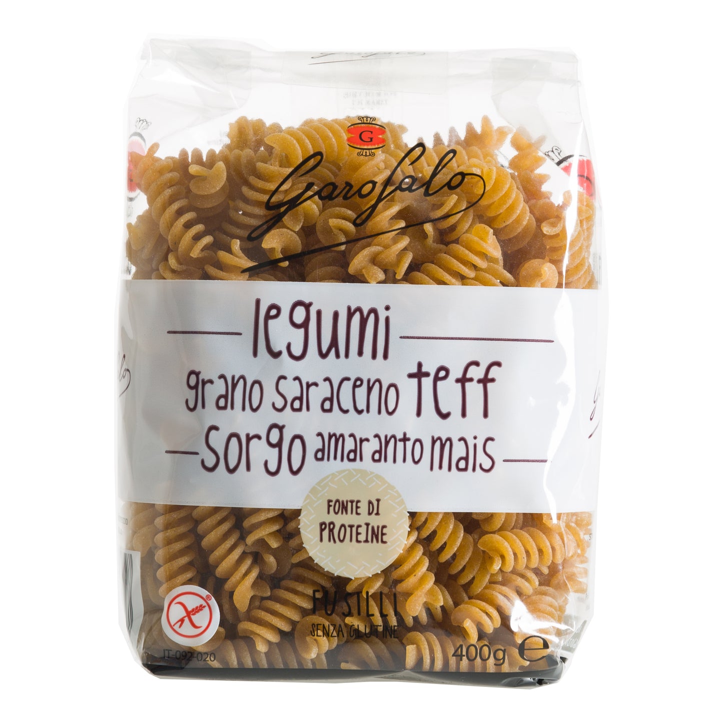 GAROFALO Pasta Fusilli Legumi 400g
