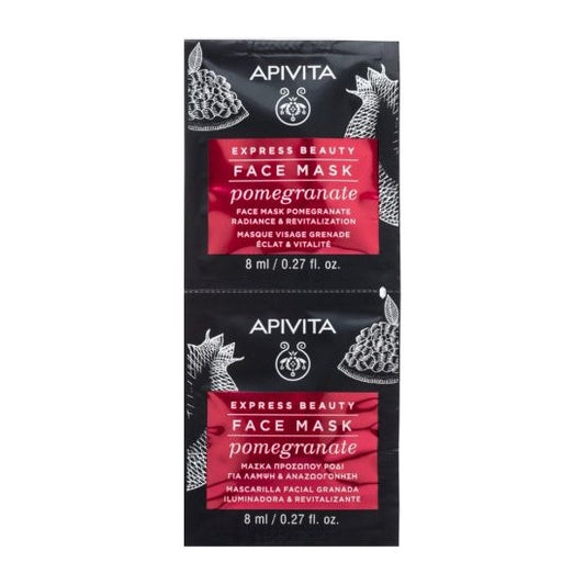 Apivita Express Beauty Maschera Viso Illuminante E Rivitalizzante 2x8ml