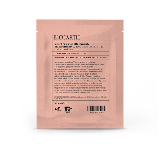 Bioearth Maschera Viso Illuminante Antiossidante 15ml