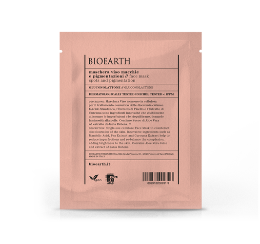 Bioearth Maschera Viso Macchie E Pigmentazioni 15ml