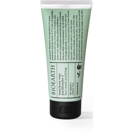 Bioearth Maschera Viso Purificante Te Verde 100ml