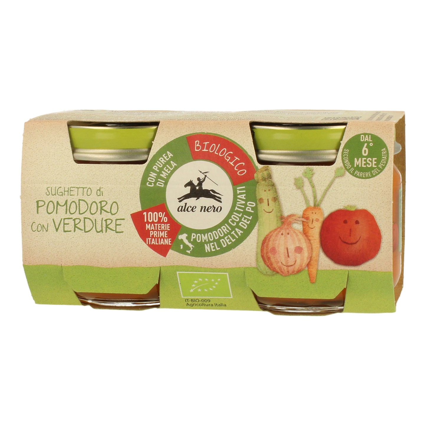 Baby Food Bio Sugo Pomodoro Verdure 6M+ 2x80g