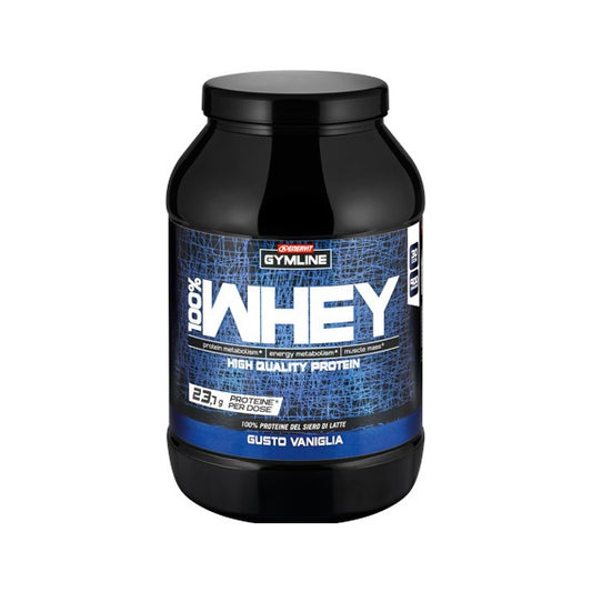 GYMLINE 100% WHEY PROTEINE CONCENTRATE GUSTO VANIGLIA 900 GRAMMI
