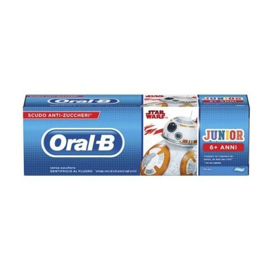 ORAL B DENTIFRICIO JUNIOR STAR WARS 6-12 ANNI