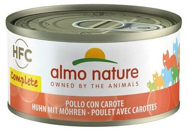 Almo Nature HFC Complete Cibo Umido Pollo E Carote Per Gatti Adulti Lattina 70g