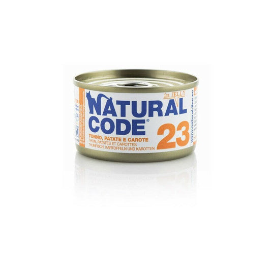 Natural Code 23 Filetti di Pollo Gatti Adulti Lattina 85g