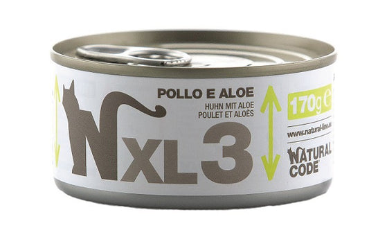 Natural Code XL3 Per Gatti Adulti Pollo E Aloe 170g