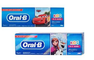 ORAL B DENTIFRICIO KIDS FROZEN & CAR 75ML 0-5ANNI