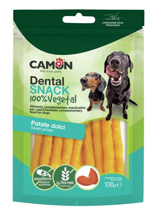 Camon Bauveg Snack Sticks Con Patata Dolce Per Cani 100g 10cm