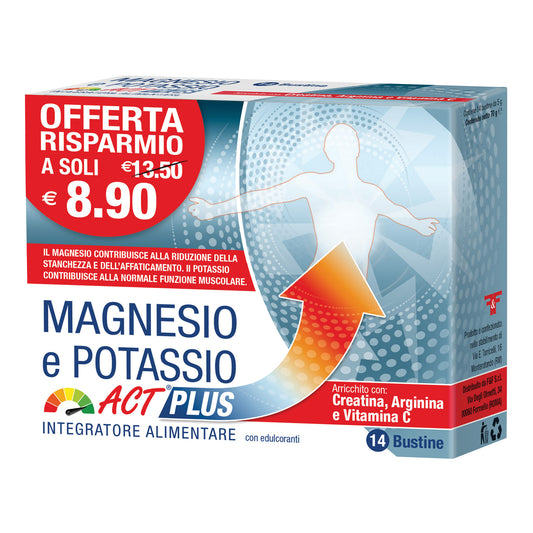 MAGNESIO POTASSIO ACT PLUS 14BS