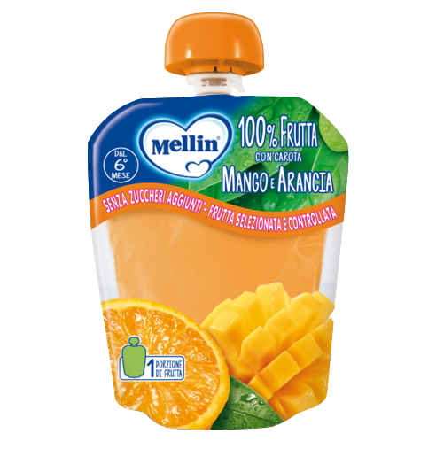 MELLIN POUCH ARANCIA MANGO 90 GRAMMI
