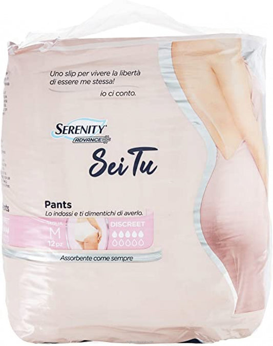 SERENITY PANTS ADVANCE SEI TU DISCREET TAGLIA M 12 PEZZI