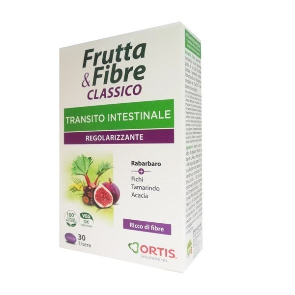 FRUTTA & FIBRE CLASSICO 30 COMPRESSE INTEGRATORE PER IL TRANSITO INTESTINALE