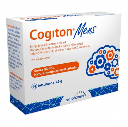 COGITON MENS INTEGRATORE ALIMENTARE PER FAVORIRE FUNZIONI COGNITIVE E PISCOLOGICHE 14 BUSTINE