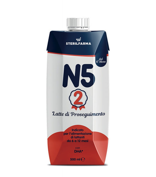 N5 2 LATTE LIQUIDO 6/12 MESI 500ML