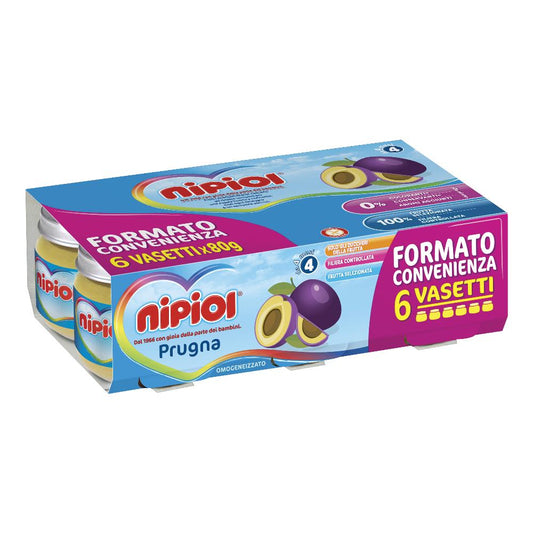 NIPIOL OMOG PRUGNA 6X80G
