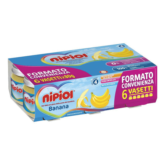 NIPIOL OMOG BANANA 6X80G