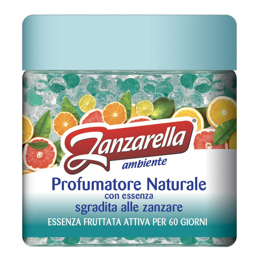 ZANZARELLA PERLE ANTIZANZARE PROFUMO NATURALE CON ESSENZA FRUTTATA 170 GRAMMI