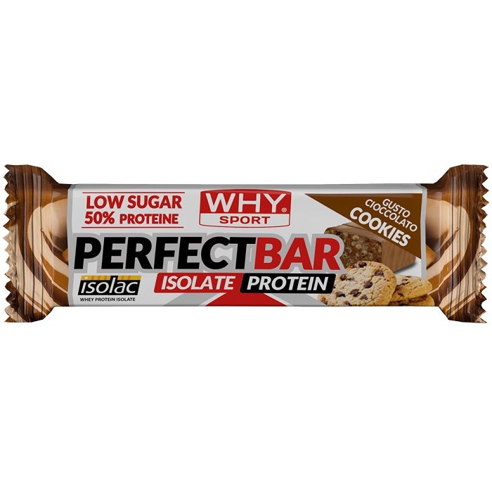 Why Sport Perfect Barretta Cioccolato Biscotto 50g