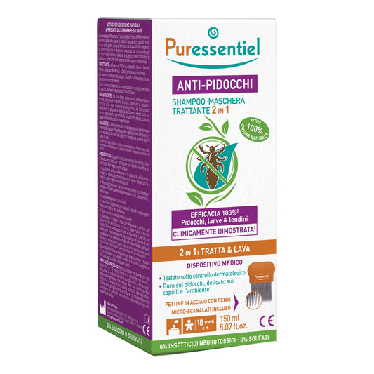 PURESSENTIEL PIDOCCHI SHAMPOO/
