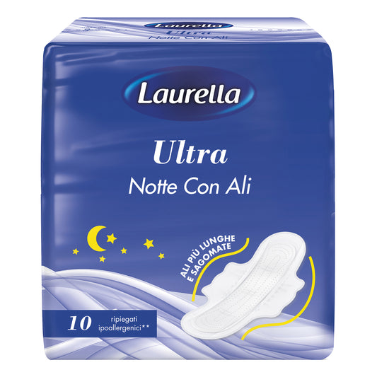 Laurella Assorbenti Ultra Sottili Notte Con Ali 10 Pezzi