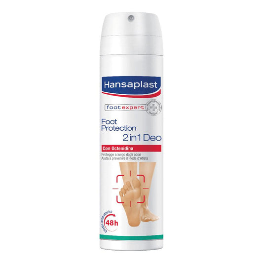 Hansaplast Foot Protection 2in1 Deodorante Piedi Spray Senza Alluminio 150ml