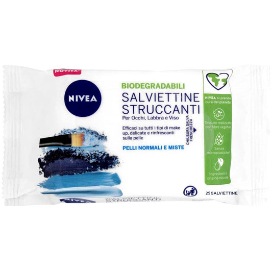 Nivea Salviettine Struccanti Pelli Normali E Miste 25 Pezzi
