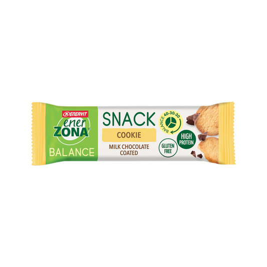 ENERZONA SNACK COOKIE MILK CHOCOLATE COATED