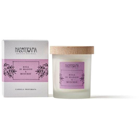 Nasoterapia Candela Profumata Rosa Di Maggio E Muschio