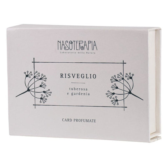 Nasoterapia Card Profumate Cassetti/Armadio Risveglio Di Tuberosa/Gardenia 3 Pezzi
