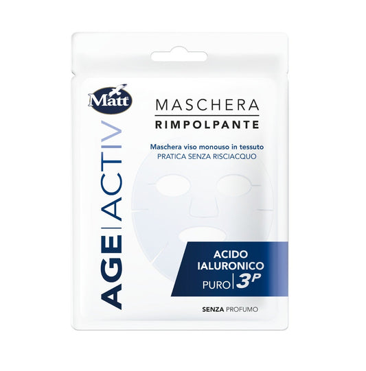 Matt Age Activ Maschera Viso Rimpolpante Acido Ialuronico 17ml