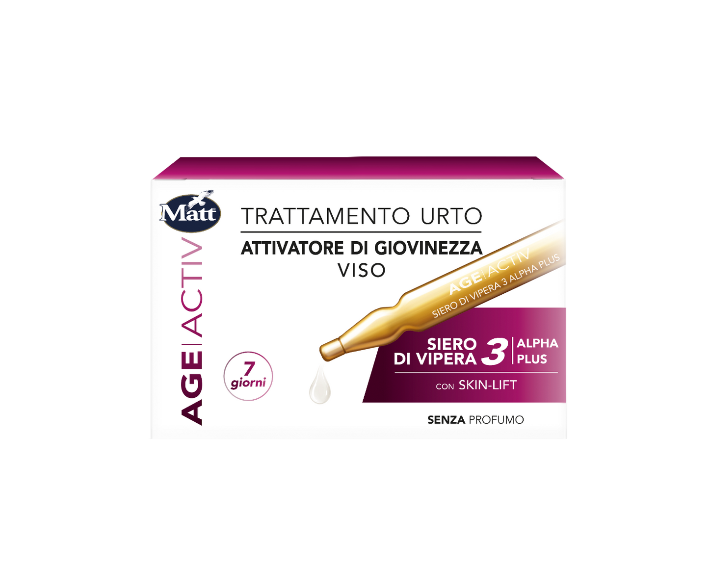 Matt Age Activ Trattamento Urto Attivatore Di Giovinezza Viso 7 Fiale