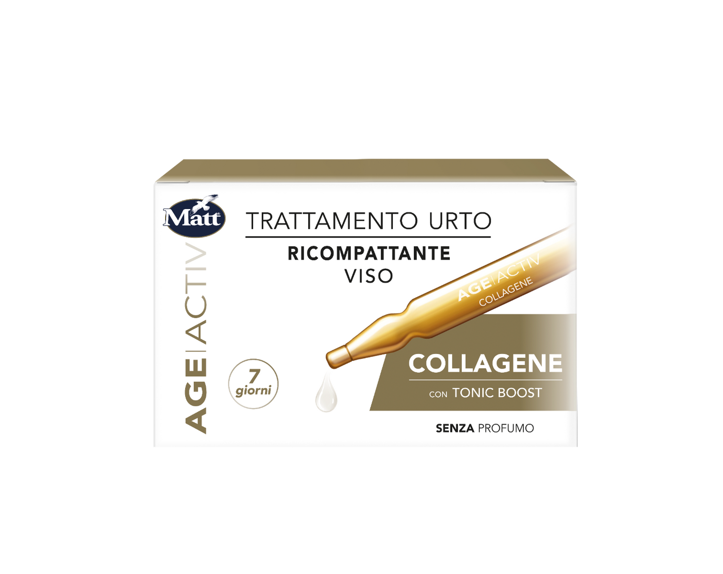 Matt Age Activ Trattamento Urto Ricompattante Viso Collagene 14ml