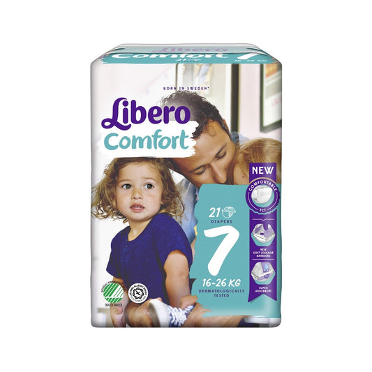 LIBERO COMFORT FIT Pannolino Mutandina 7 XL+ 16-26Kg 21pz