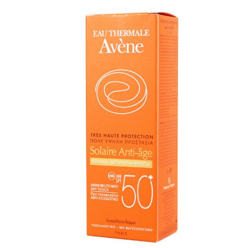 AVENE EAU THERMALE SOLARE COLORATO TRATTAMENTO ANTI AGE PROTEZIONE SPF50+ 50 ML