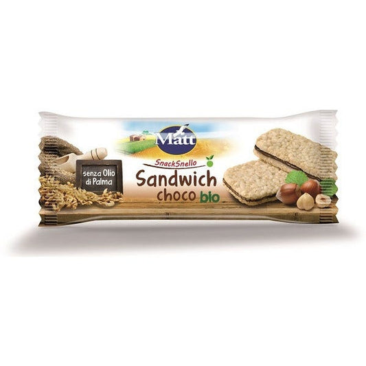 Matt Snacksnello Sandwich Choco Bio 20g