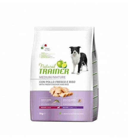 Natural Trainer Crocchette Pollo Cane Maturity Medium 3Kg