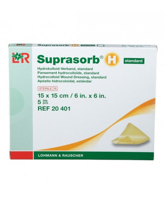 SUPRASORB H STANDARD 15X15CM 5 PEZZI